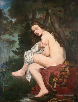 Édouard Manet œuvres - Nymphe surprise Édouard Manet